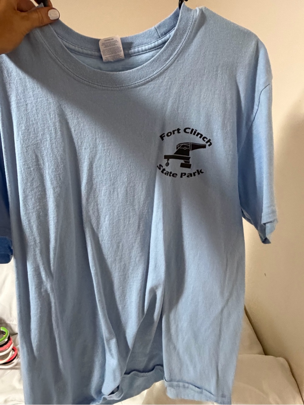 Fort Clinch State Park Light Blue Graphic T‑Shirt